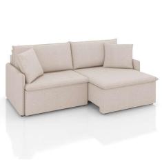 Imagem de Sofá 2 Lugares Retrátil e Reclinável Stilo Linho Cru 174 cm - Mobly