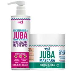 Imagem de Kit Juba Widi Care Creme Pentear Encrespando E Mascara Reconstrução In