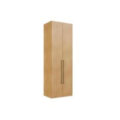 Imagem de Módulo de Quarto Solteiro Guarda Roupa Infinity c/ 2 Portas e 4 Prateleiras Savana - Genialflex