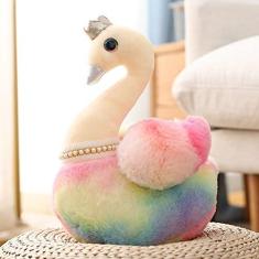 Imagem de Brinquedo de pelúcia casal cisne bichos de pelúcia rosa cisne boneca brinquedos amante expresso presente presente de casamento decoração de festa brinquedo para casal brinquedo de casamento