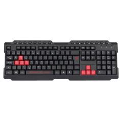 Imagem de Teclado Gamer com 16 Teclas Multimídia Preto/Vermelho - ELG