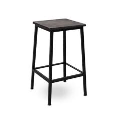 Imagem de Banqueta em Aço para Sala de Jantar São Paulo Preto