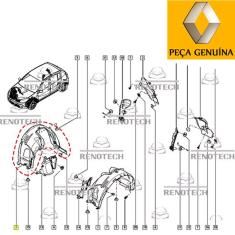 Imagem de 8200735437 - PARABARRO DIANTEIRO - PARA O LADO DIREITO - COMPATÍVEL COM TODOS OS MOTORES - ATÉ 2013 - SANDERO