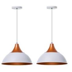 Imagem de Lustre Pendente Panamá  E Cobre - Kit 2 Unidades