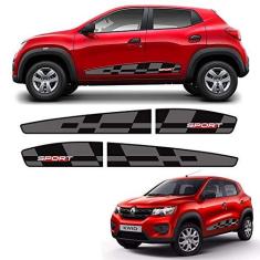 Imagem de Kit Faixa Renault Kwid 2018/2019 Sport Adesivo Lateral