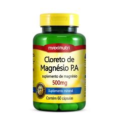 Imagem de Cloreto De Magnésio p. A 500mg 60 Cápsulas Maxinutri