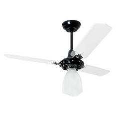 Imagem de Ventilador De Teto Lumi Loren Sid Preto Pás Transparentes M3
