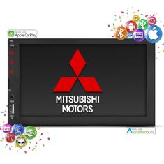 Imagem de Central Multimidia 2 Din Mp5 Carplay Android Auto Wifi Mitsubishi