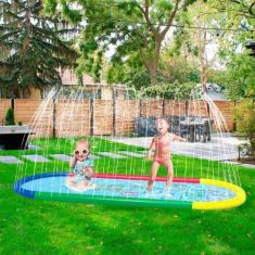 Imagem de Piscina Infantil Antiderrapante Esteira Chafariz Fonte Bebê Criança Br