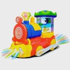 Imagem de Trem Musical Fish Brinquedo Infantil Com Luzes Aquário - Toy King