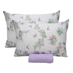 Imagem de Jogo De Lençol 2 E 3 Peças Portallar Doce Vida La Paz-lavanda King