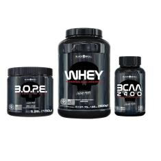 Imagem de Combo  Whey Isolado, Hidrolisado e Concentrado + Bcaa + Creatina + Glutamina - Black Skull-Unissex