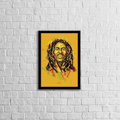 Imagem de Quadro Decorativo Bob Marley  45x34cm