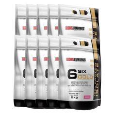 Imagem de Kit 10x Whey Protein Six Gold 2kg - Bodybuilders-Unissex