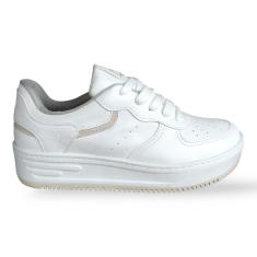 Imagem de Tenis Casual Feminino Via Marte Branco-Feminino