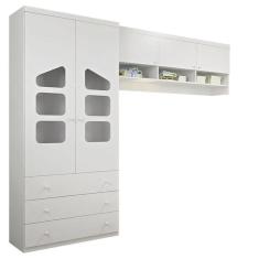 Imagem de Quarto Infantil Eloisa Guarda Roupa 2 Portas E Aéreo