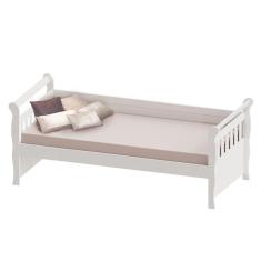 Imagem de Cama Babá Júlia Branco Brilho com Colchão - Carolina