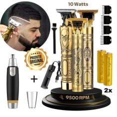 Imagem de Barbeador Turbo Ultrabarber Maxshaver Gold Bivolt + Nariz - Slu Barber