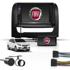 Imagem de Kit Multimídia Mp5 2 Din 7" Bt Espelhamento Fiat Siena 13/20 - First O