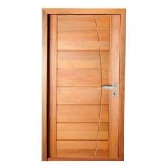 Imagem de Porta Completa BBB Frisada em Arco em Madeira Maciça Tauari - Mapaf, 6