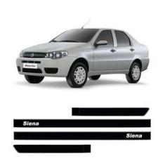 Imagem de Friso Lateral Fiat Siena 2005 A 2010 4 Portas Com Nome 6174A