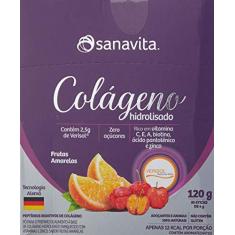 Imagem de Colágeno Verisol Hidrolisado - 30 Sticke de 4G Frutas s - Sanavita, Sanavita, 30 Sticke de 4G