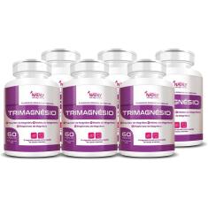 Imagem de Kit Com 6 - Tri Magnésio Premium (taurato, malato e quelato) 60 Capsulas de 500mg Nataly