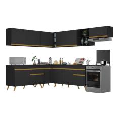 Imagem de Armário de Cozinha Completa de Canto Veneza Multimóveis V2068