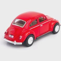 Imagem de Miniatura Coleção Fusca Vermelho 1967 Clássico Escala 1/32. - Toys