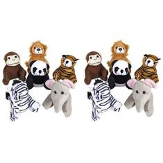 Imagem de Adventure Planet 5 polegadas Zoo Animal Plush (Pacote a granel de 12 peças)