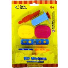 Imagem de Kit Massinha De Modelar Conjunto Pratico Pais E Filhos