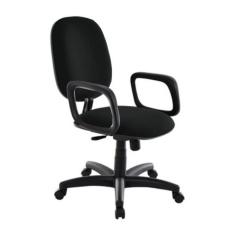 Imagem de Cadeira Diretor Para Escritório Com Braços Linha Uno Preto