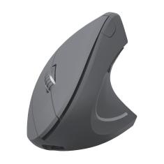 Imagem de Mouse sem Fio Recarregavel 2.4 ghz Vertical Ergonomico Ortopedico Power fit 1600 dpi Cinza USB - PM300