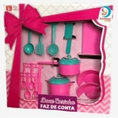 Kit Comidinha Infantil - Doce Boutique - 17 Peças - Fenix Brinquedos