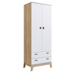 Imagem de Guarda Roupa Infantil 73Cm 2 Portas 2 Gavetas 005 Itapuã/Branco - Completa Móveis