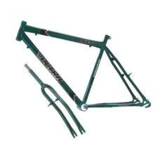 Imagem de Quadro de Bicicleta Aro 26 Ultra Bikes em Aço Carbono com Garfo, Verde
