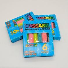 Imagem de Massinha glitter 10 caixas 6 unidades -