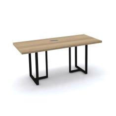 Imagem de Mesa De Reunião Retangular Powerbox Pandin Pe40tub - Naturalle