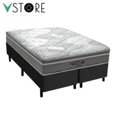 Imagem de Cama Box Queen + Colchão D33 Ibiza Molas Superlastic 158X198x60cm Vári