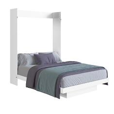 Imagem de Cama Articulável Vertical Casal 140 Vancouver Branco - Art in móveis