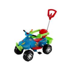 Imagem de Quadriciclo Infantil Passeio A Pedal  - Smart Quad Bandeirante Azul 12