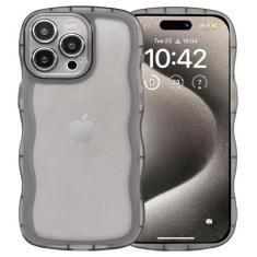 Imagem de Jockvo Capa de telefone para iPhone 14 pro max 6,7 polegadas, bordas onduladas de TPU macio, proteção precisa da câmera, à prova de choque, capas de telefone para mulheres, homens, meninos e meninas