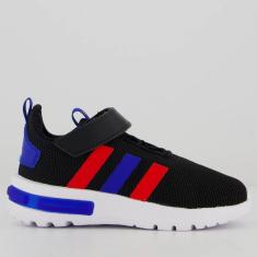 Imagem de Tênis Adidas Racer TR23 EL Infantil Preto e Azul-Masculino