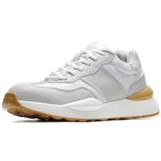 Imagem de Tênis de bico de aço para mulheres, leves, de espuma viscoelástica confortável, bico de aço, sapatos de segurança indestrutíveis, sapatos de bico composto para construção, Branco marfim, 40