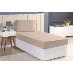 Imagem de Jogo de Lençol Solteiro 2 Peças Cama Box com Elastico 400 Fios Toque M
