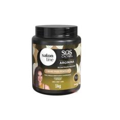 Imagem de Creme Para Pentear Sos Cachos Arginina 1Kg Salon Line