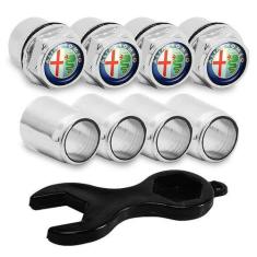 Imagem de Capa Bico de Válvula Cromado Pneu Alfa Romeo - DCAPS