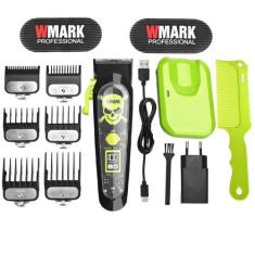 Imagem de Aparador De Pelo Wmark Ng 130 Corte Base De Inducao Verde
