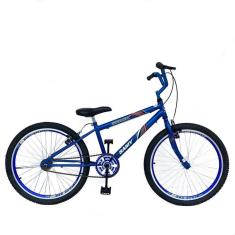 Imagem de Bicicleta Infantil Aro 24 Masculina Juvenil/ Rebaixada Rodas Alumínio Aero Reforçada-Masculino
