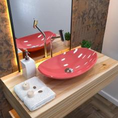 Imagem de Kit Cuba L45 Com Válvula Click 1''B + Sifão Cromado E Flexível Compace 